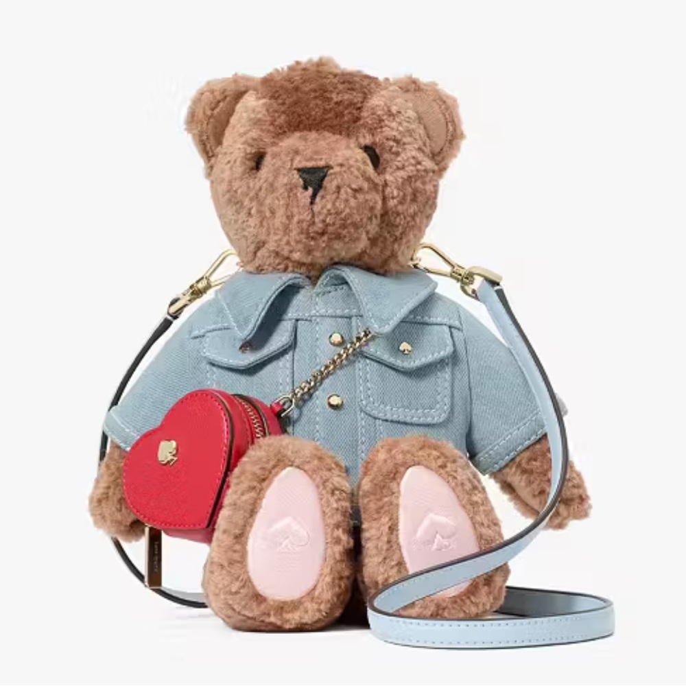 Kate Spade Denim Katey Bear Crossbody - Picture 3 of 16